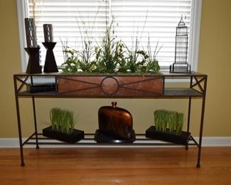 Metal Console Table 