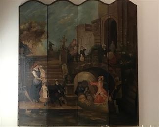 Very Large Antique Screen