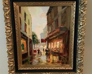 Astrid Oil Painting Original Street Scene