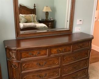 Drexel Heritage Dresser with Mirror