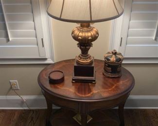 Uttermost Table with Lamp