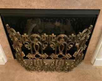Iron Fireplace Screen