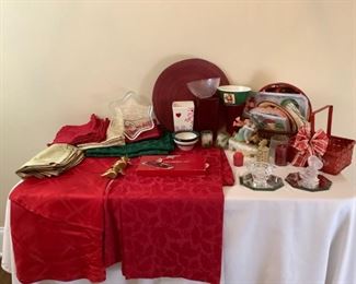 Christmas Entertaining in Red and Gold