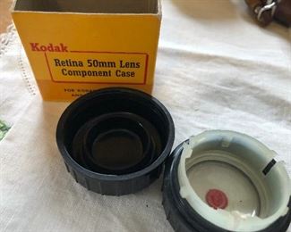 2nd KODAK RETINA CAMERA 50MM LENSCOMPONENT CASE W BOX FOR IIC IIIC & REFLEX CAMERAS  NIB $29. 1 of 5.