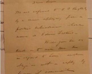J E Caldwell Letter