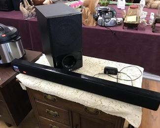 LG Sound Bar with Base Speaker