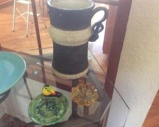 Raku pottery-is broken, small ashtrays