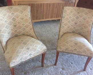 Pair of upholstered chairs