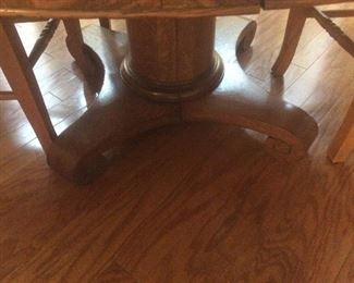 Pedestal of table