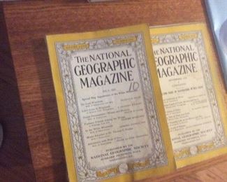 National Geographic’s from the 1930’s