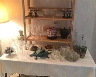 Glassware and Decor items 