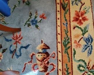 Beautiful carved Asian Carpet