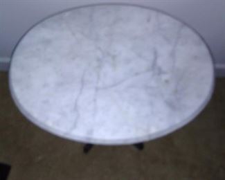 Marbletop table