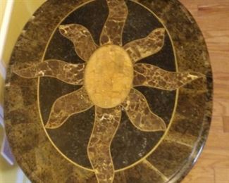 $175.00  oval Marbletop  table