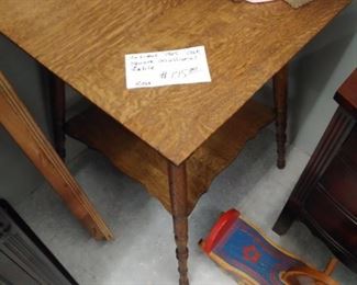 Antique Oak table.            $175.00                                                                        