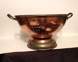 Copper strainer