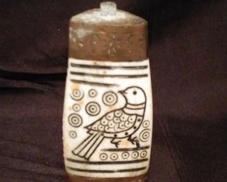 Side view of incense burner