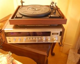 Vintage Turntable and Amp