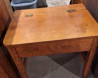 Child's wooden desk