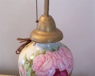 Limoge vase made into a lamp