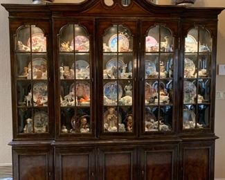 Drexel  Chinoiserie  China cabinet with lights