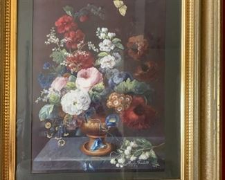 PAIR OF EXQUISITE EARLY FRAMED PRINTS, FRAMES ARE OUTSTANDING, SOLD AS PAIR