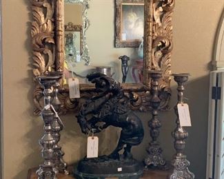 GREAT GOLD GILT FRENCH MIRROR