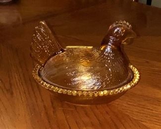 Carnival Glass Rooster