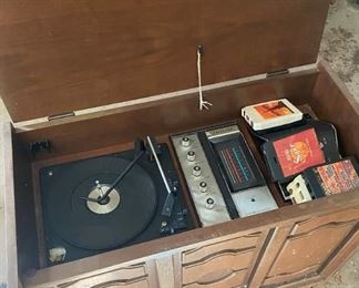 Catalina Record Player and 8 Track Player