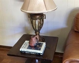 Pedestal Table - Lamp (Pair) - Books...
