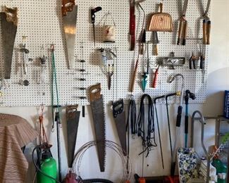 Saws and various tools