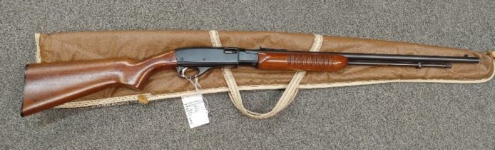 Remington 572 pump action rifle