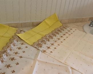vintage linens-  fabric and more  be sure and check back 