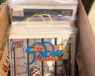 collection of comics all sable  in  plastic sleeves( i think)