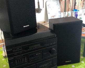 panasonic  stereo system  w/ manual 