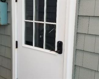Small exterior door