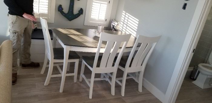 Dining set seats 4 (one chair not shown)
