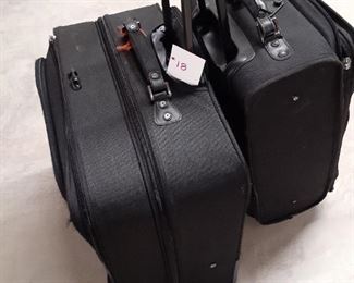LOT 18; LOT 18, $25.00 Luggage: 2 TravelPro suitcases on castors only.