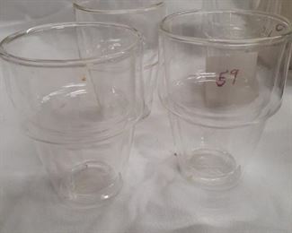 LOT 59 added photo 6 stacking bodum glasses