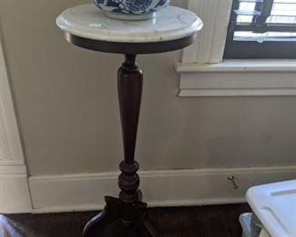 Mahogany plant stand