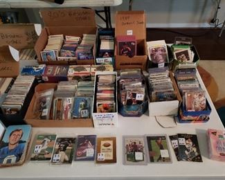 Lots of great football, baseball, and basketball cards 60's,70's, 80's, and 90's. 