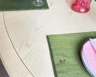Close-up of dining table