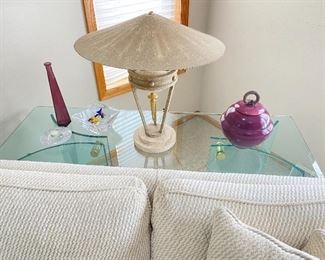 Table lamp and decor