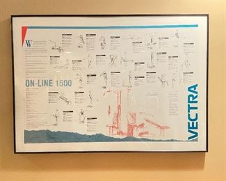 Vectra On-Line 1500 Diagram framed