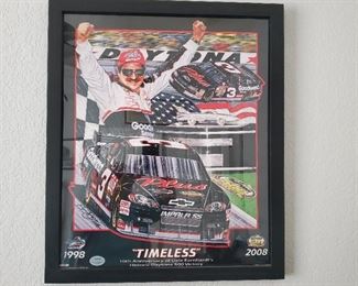 Dale Earnhardt Matted and Framed