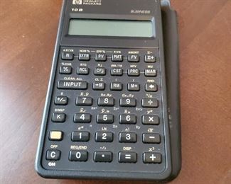 HP Hewlett Packard 10B Business Calculator With Case