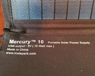 mercury 10w portable solar power supply