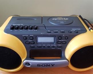 Sony Sports Water Resistant CD Player 