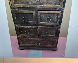 Old Miniature Dresser or Jewelry Box
