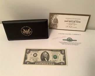 TWO DOLLAR NOTE